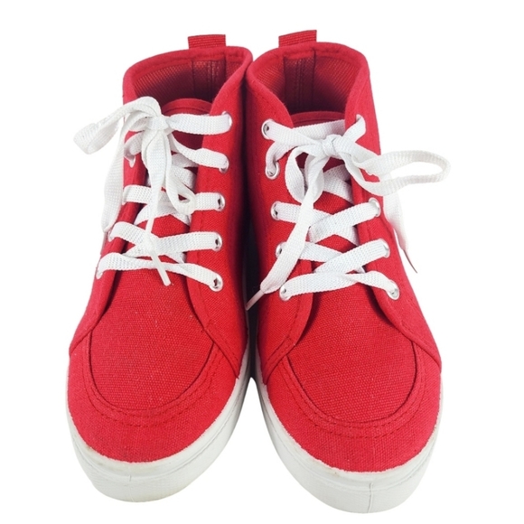 HIGHTOP TENNIS SHOES KIDS SIZE 1 - Picture 3 of 8